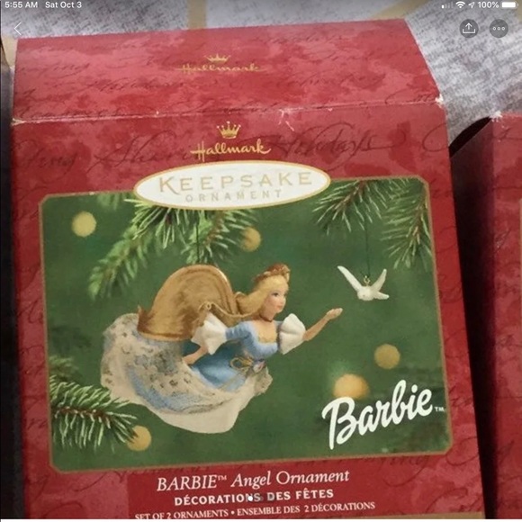 Hallmark Barbie Angel Ornament – Set Of 2 Keepsake Collectibles - View #8